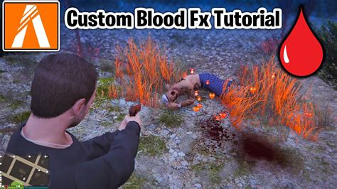 how to put fake blood for clothes|realistic blood fivem.